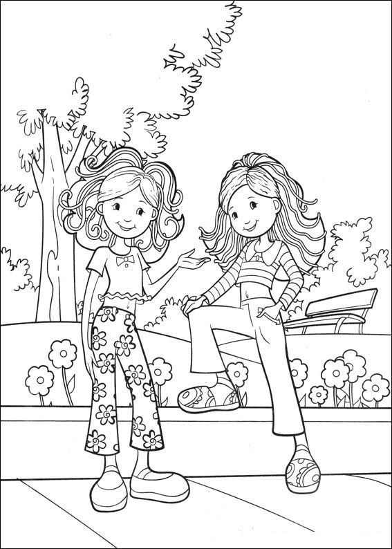 567x794 Kids N 65 Coloring Pages Of Groovy Girls