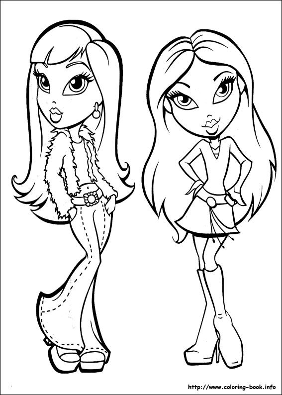 567x794 Wonderful Girls Coloring Pages