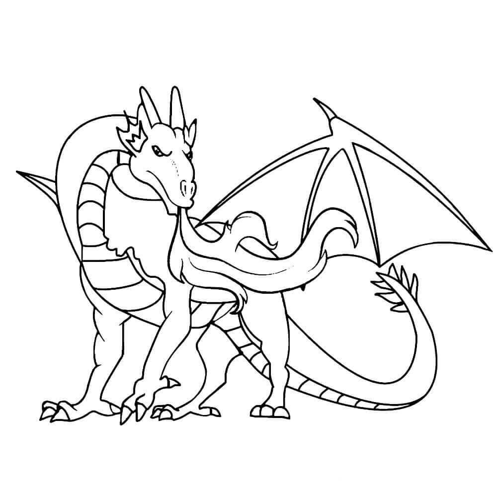 1000x1000 35 Free Printable Dragon Coloring Pages