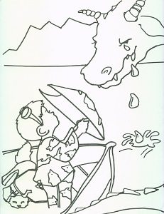 231x300 The Different Dragon Coloring Pages Two Lives