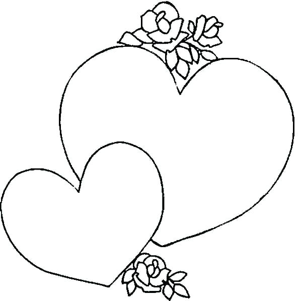 600x598 Heart Shape Coloring Pages Also Heart Shape Coloring Pages Join