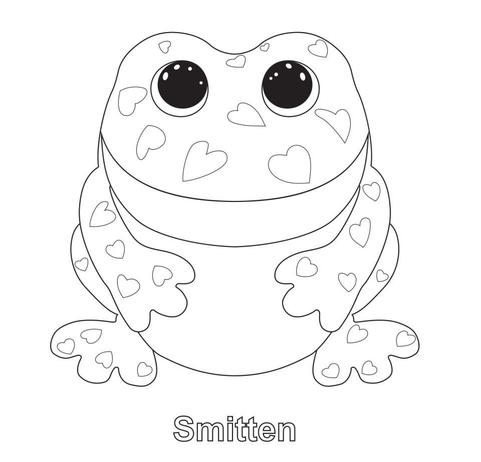 960x922 Popular Free Printable Beanie Boo Coloring Pages Ty Download
