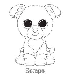 236x258 Ty Beanie Boos Coloring Pages Kid's Stuff Beanie