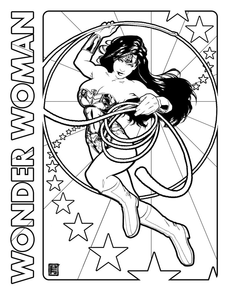 786x1017 Wonder Woman Day Coloring Page By Johntylerchristopher