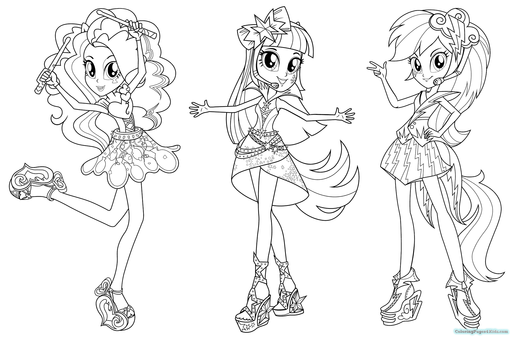 2000x1320 Equestria Girls Rainbow Rocks Coloring Pages Coloring Pages For Kids