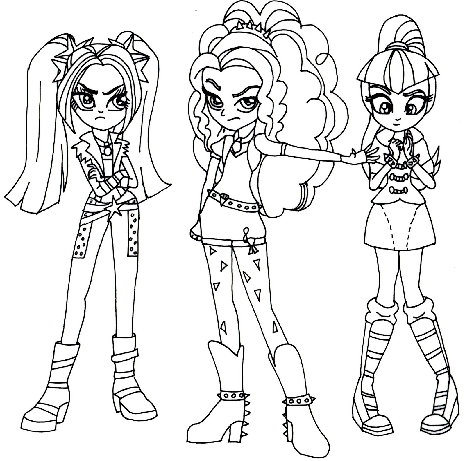 1600x1589 Equestria Girls Rainbow Rocks Coloring Pages Download