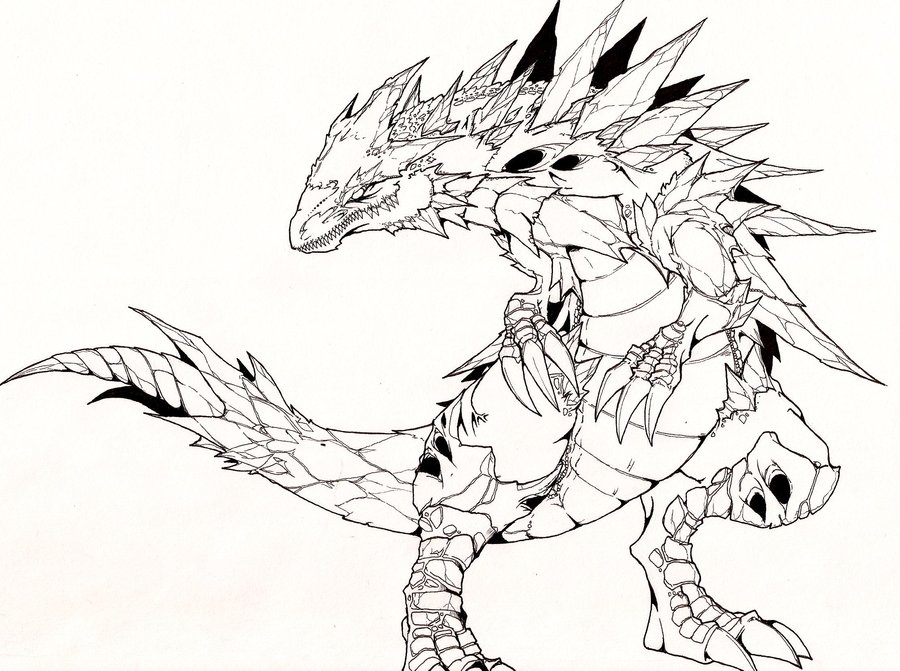 900x671 Tyranitar By Eraserrain16