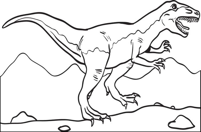 700x461 Trex Coloring Pages