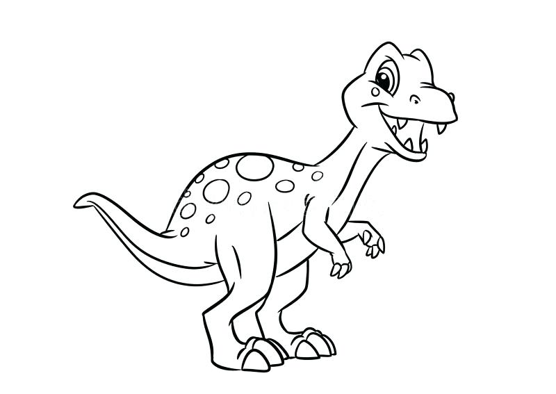 800x567 Tyrannosaurus Coloring Page