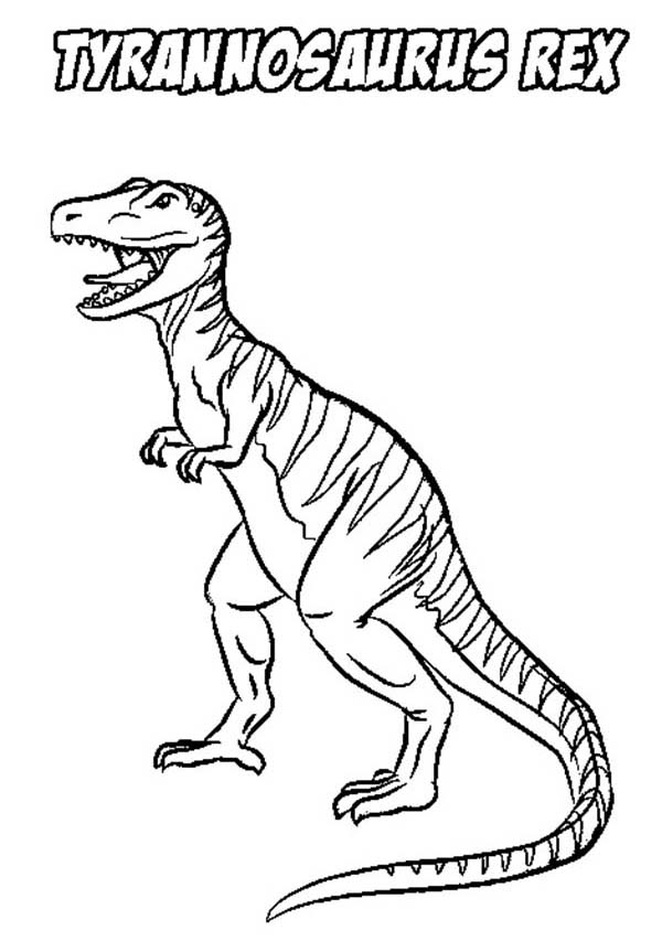 600x853 Stripping T Rex Coloring Page Color Luna