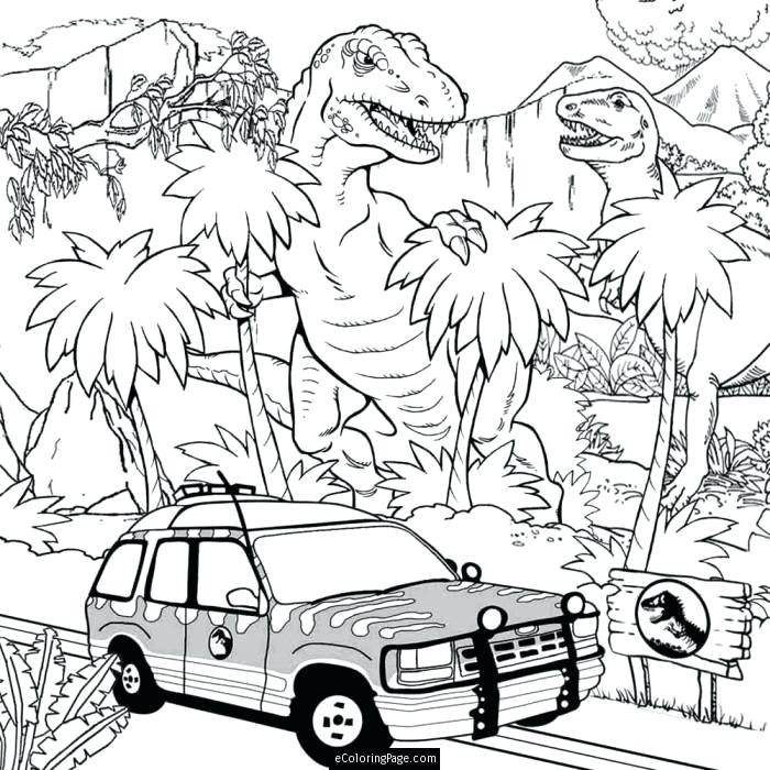 700x700 Jurassic World T Rex Indominus Rex Coloring Page E1441119551948