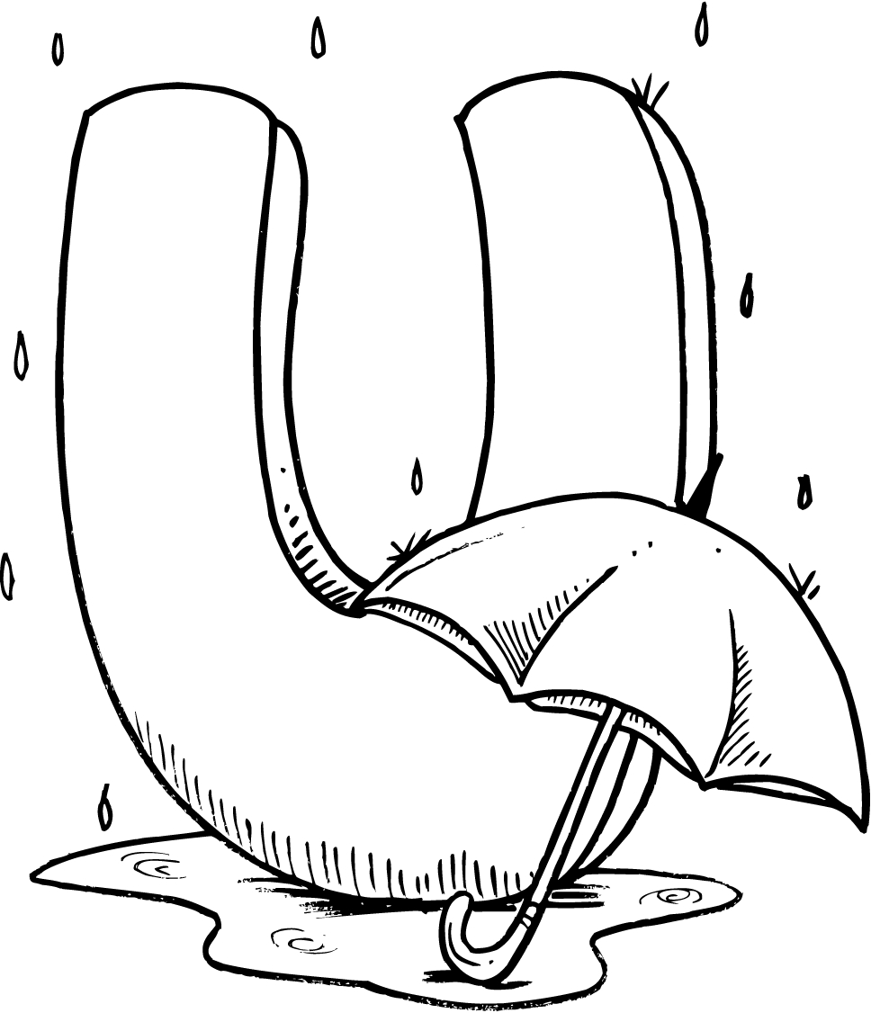 968x1126 Letter U Printables Preschool Coloring Pages For Kids