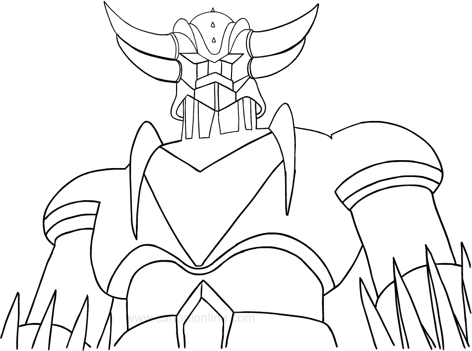 952x708 Drawing Ufo Robo Grendizer Coloring Page