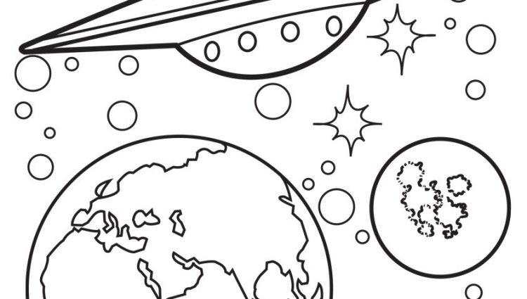 750x425 Ufo Coloring Page Ufo Coloring Pages Drawn Ufo Coloring Pencil