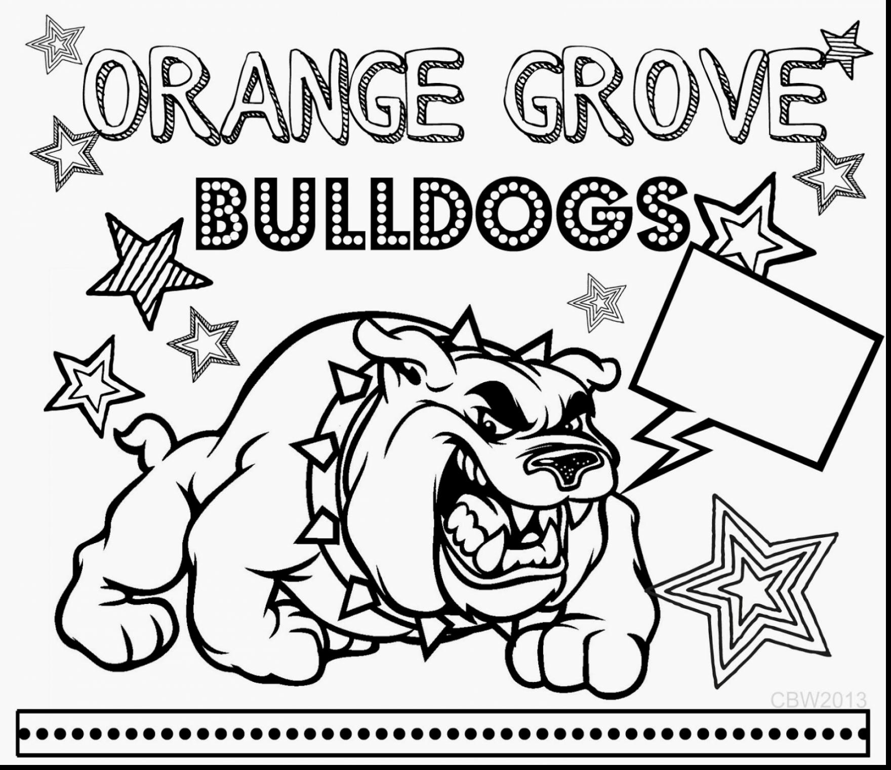 1760x1521 Best Of Superb Georgia Bulldogs Coloring Pages With Bulldog