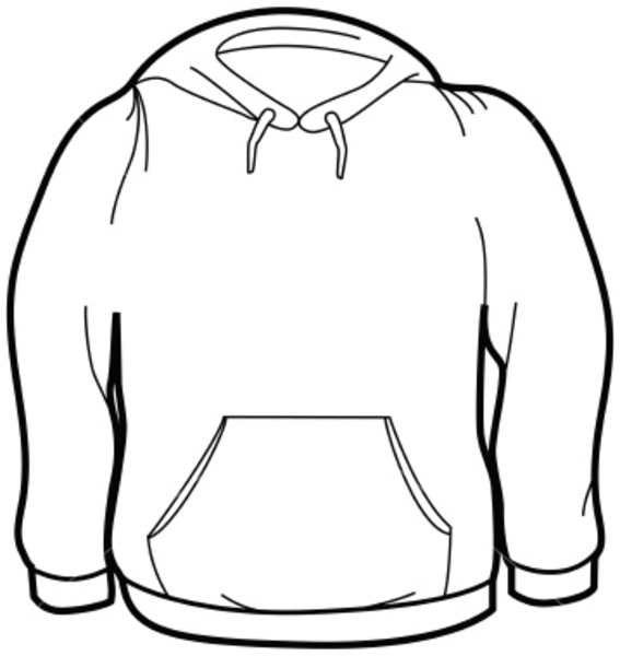 567x600 Sweater Clipart Template