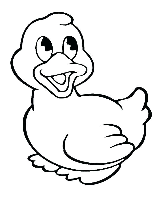 Ugly Duckling Coloring Page