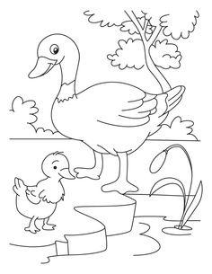 236x305 Ugly Duckling. A Fairy Tale. Illustration For Children. Coloring
