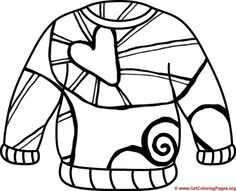 236x191 Get Your Ugly Sweater Coloring Pages Diy Amp Crafts 1