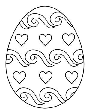 300x370 Lovely Ideas Easter Egg Coloring Page Pysanky Ukrainian Free