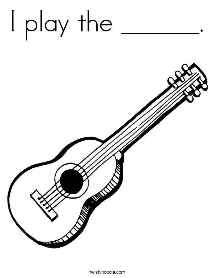 685x886 I Play The Coloring Page
