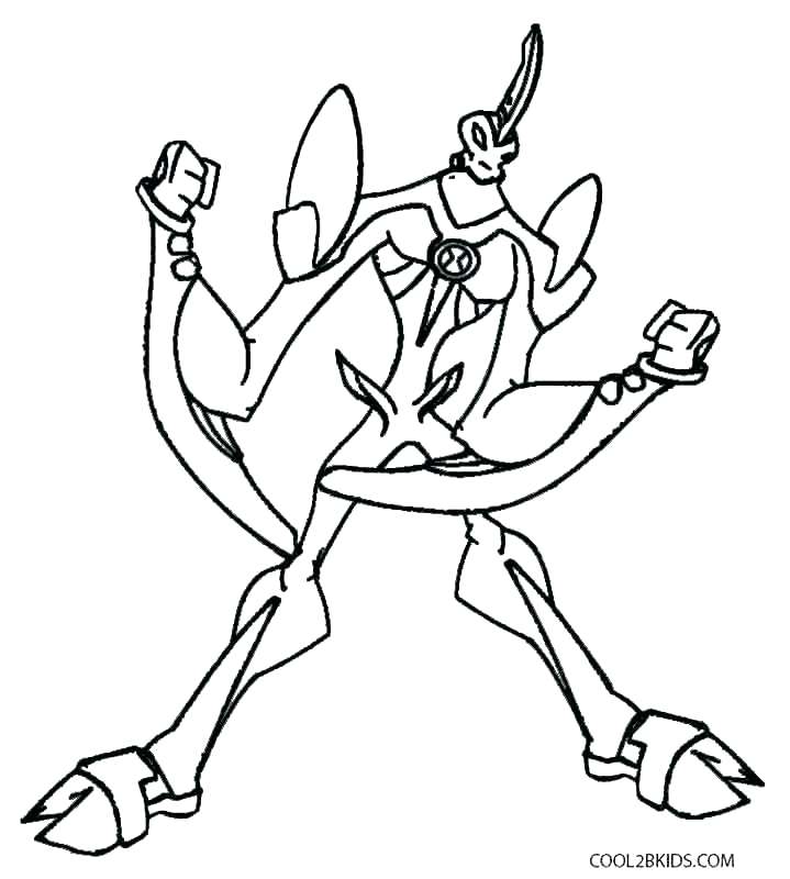 719x800 Ben 10 Colouring Games With Ten Coloring Games Coloring Pages