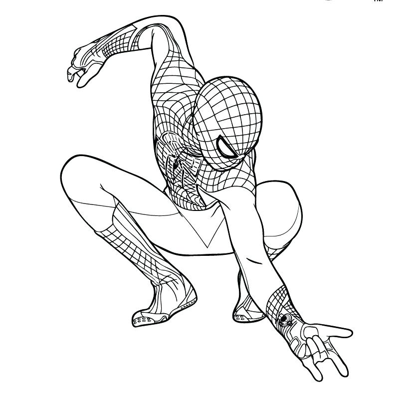 820x800 Ultimate Spider Man Coloring Pages Ultimate Spider Man Coloring