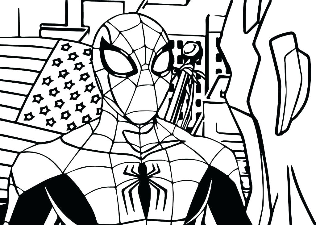 1024x729 Lego Spiderman Coloring Pages Coloring Color Page Large Size
