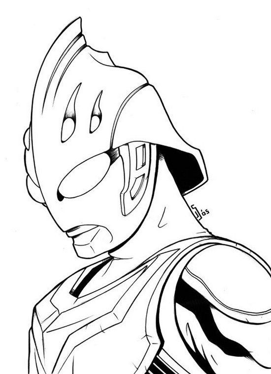 Ultraman Coloring Pages