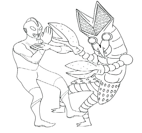 600x565 Ultraman Coloring Book Coloring Pages Coloring Book Popular