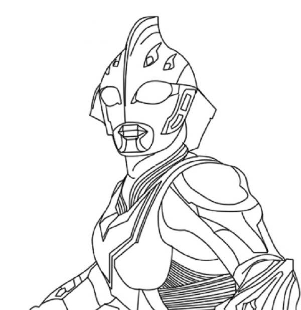 600x617 Ultraman Coloring Pages Ultraman Coloring Pages 538 600617 Pixels