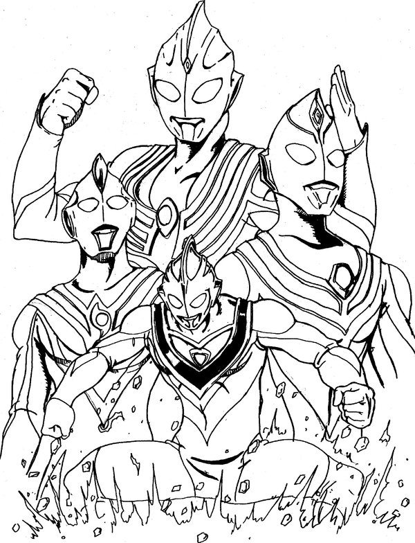 600x784 Ultraman Colouring Book Trend Ultraman Coloring Book