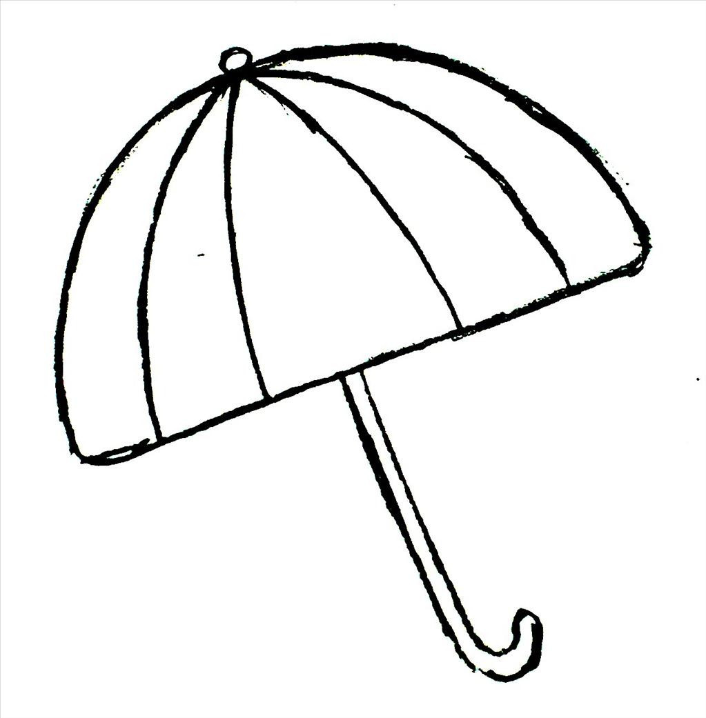 1023x1041 Umbrella Coloring Page 505