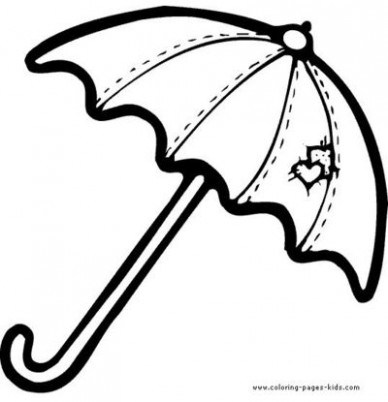 388x402 Closed Umbrella Coloring Pages Kids Coloring Pages . @ Just