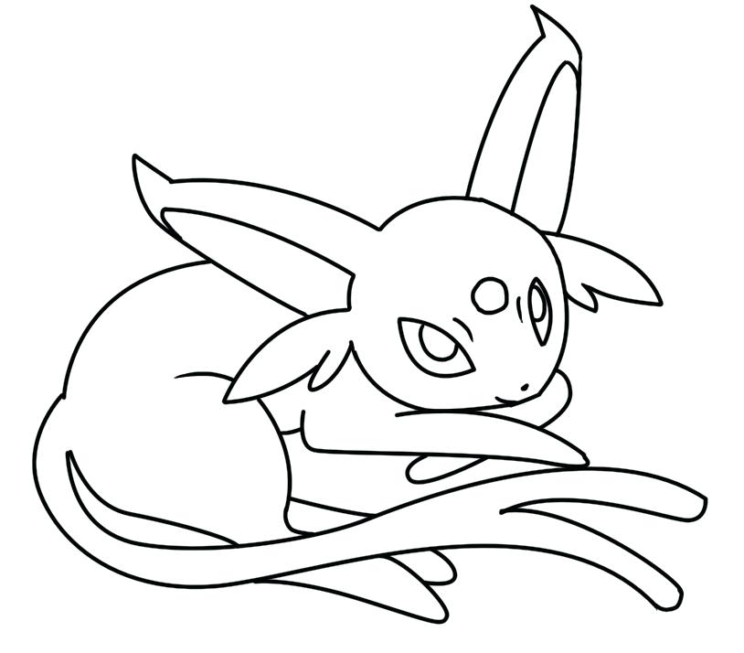 814x714 Umbreon Coloring Pages Coloring Page 2 By White On Umbreon