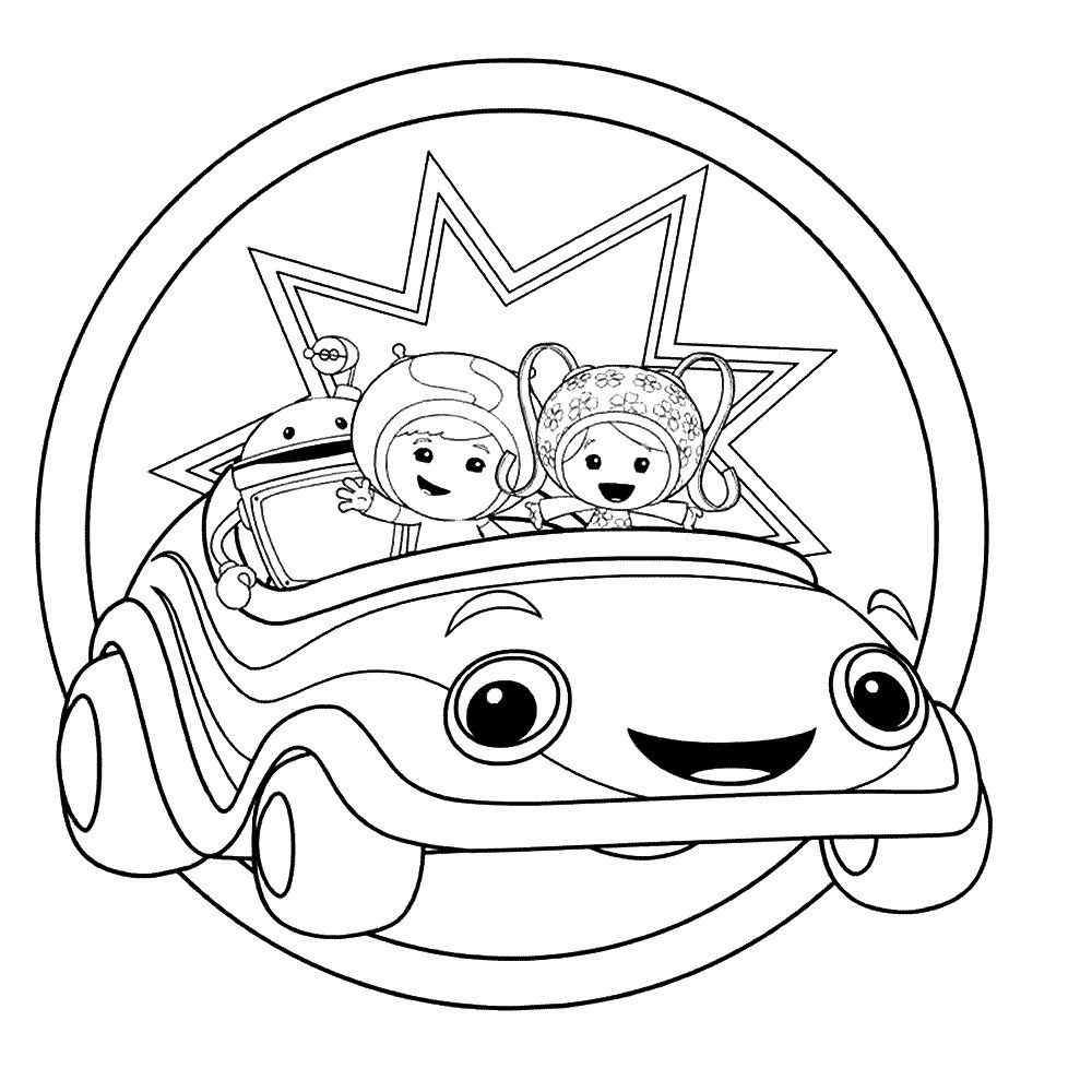 1000x1000 Free Printable Team Umizoomi Coloring Pages For Kids Within