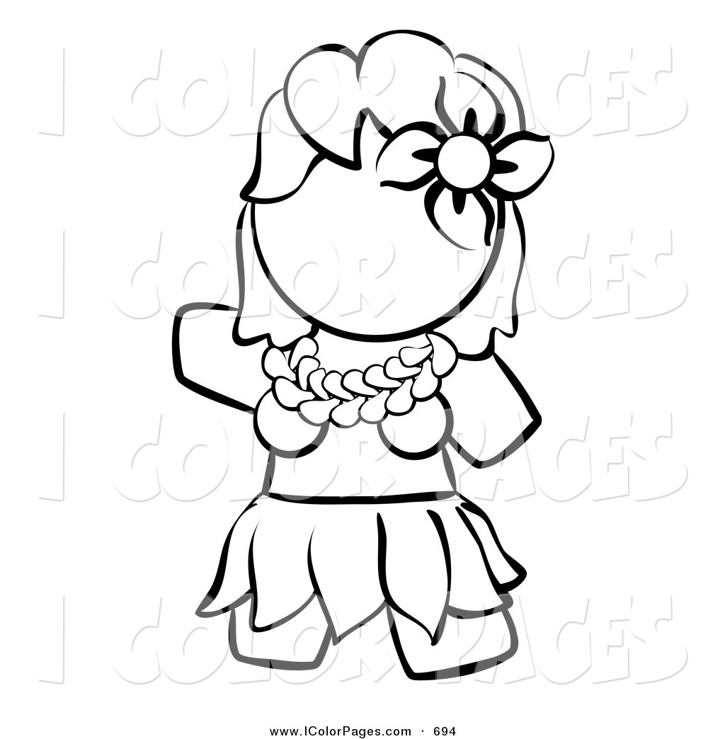 1024x1044 Willpower Hula Girl Coloring Page New Announci