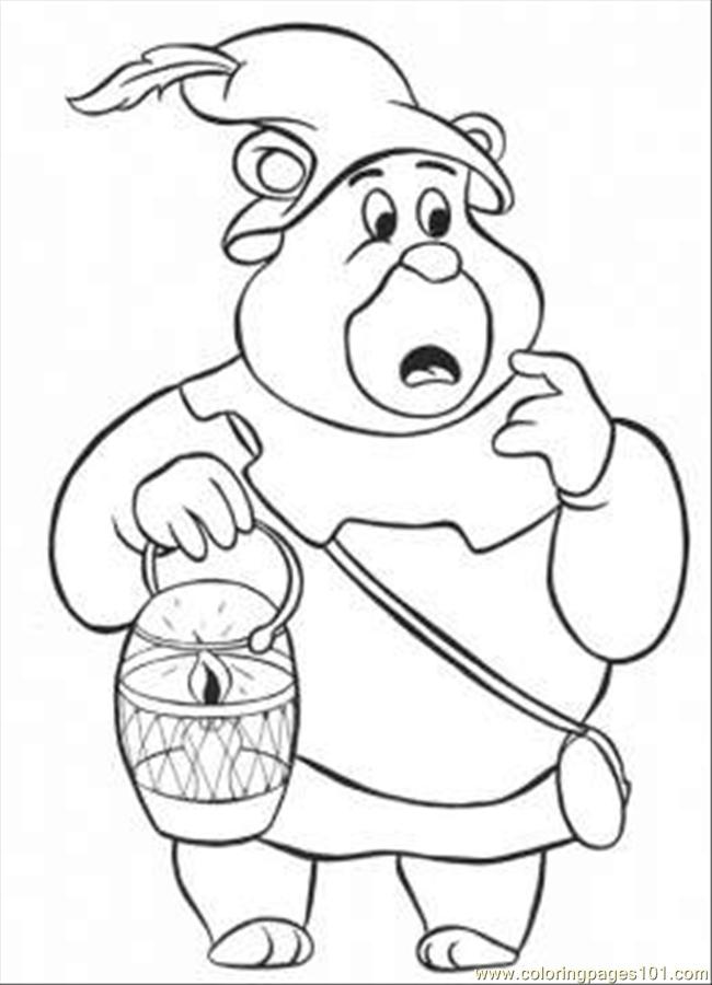 650x900 Uncle Bear Coloring Page Coloring Page