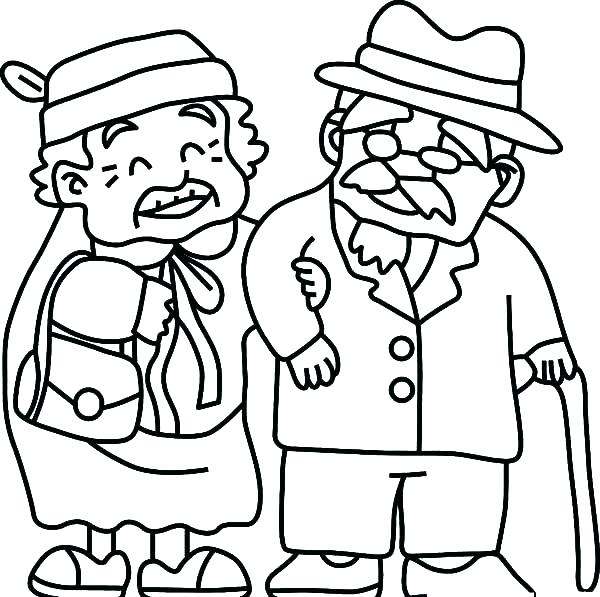 600x597 Grandpa Coloring Pages Grandpa Coloring Pages Uncle Grandpa