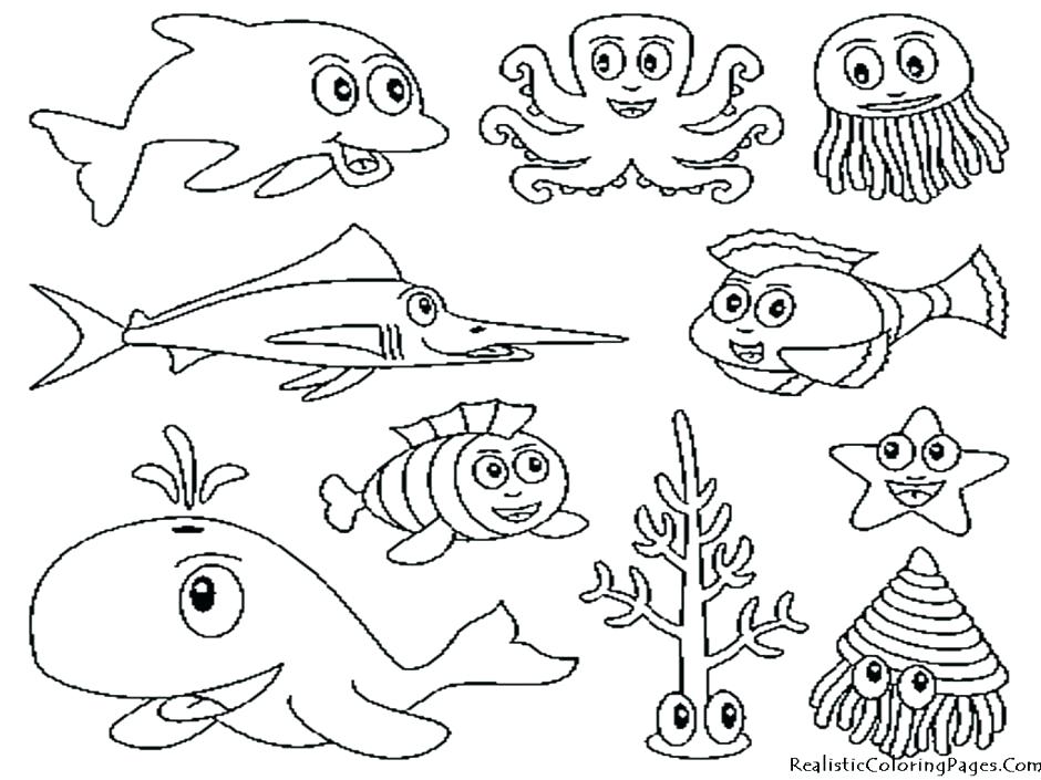 940x705 Ocean Scene Coloring Page Ocean Scene Coloring Page Under The Sea