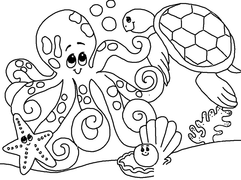 1024x768 Printable Ocean Coloring Pages 9560 Scott Fay Ocean Coloring Page