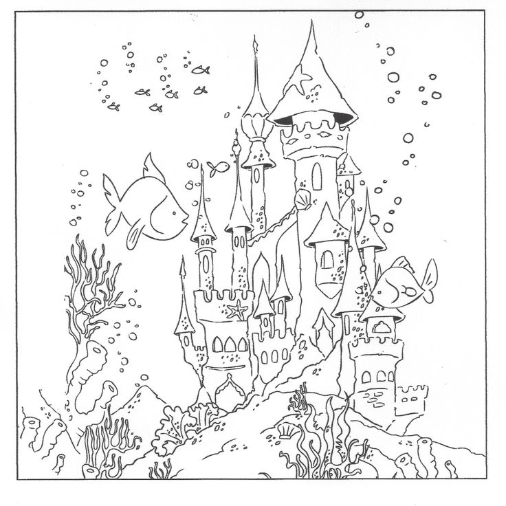 736x736 Underwater Coloring Pages Ocean Scene Coloring Page Deep Sea