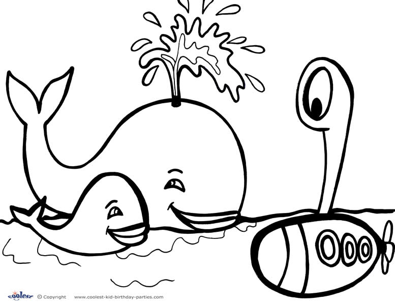 777x600 Printable Under The Sea Coloring Page 4