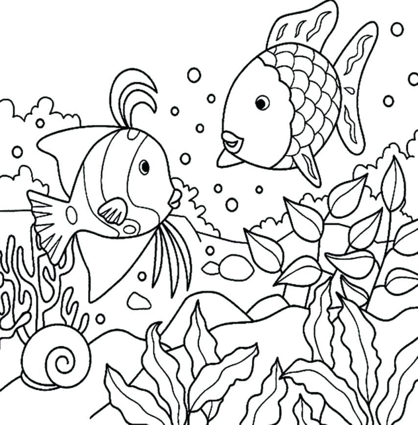 854x868 Sea Coloring Page Outstanding Sea Coloring Pages Coloring