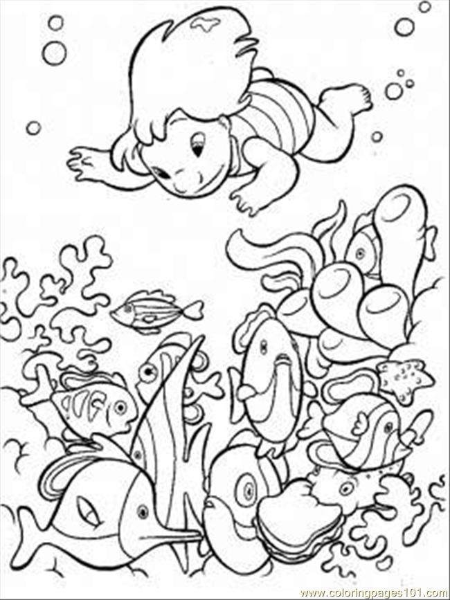650x867 Under The Sea Coloring Pages For Kids