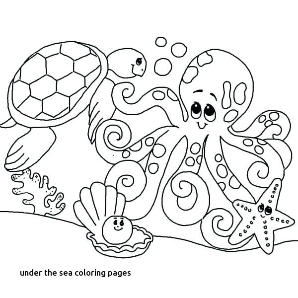 600x600 Under The Sea Coloring Pages Free Coloring Pages