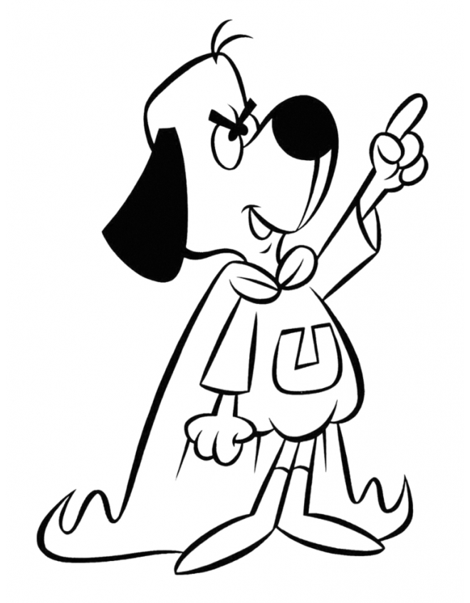 660x847 Underdog Superhero Free Coloring Page Animals, Kids, Superheros