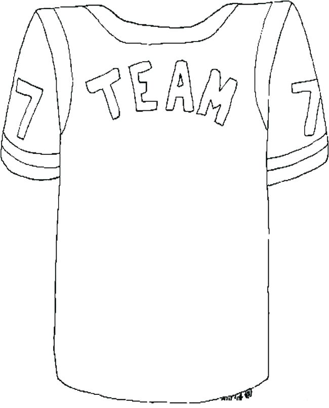 650x806 Shirt Coloring Pages Football Coloring Pages Simple Fun For Kids