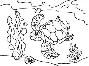 Underwater Coloring Pages