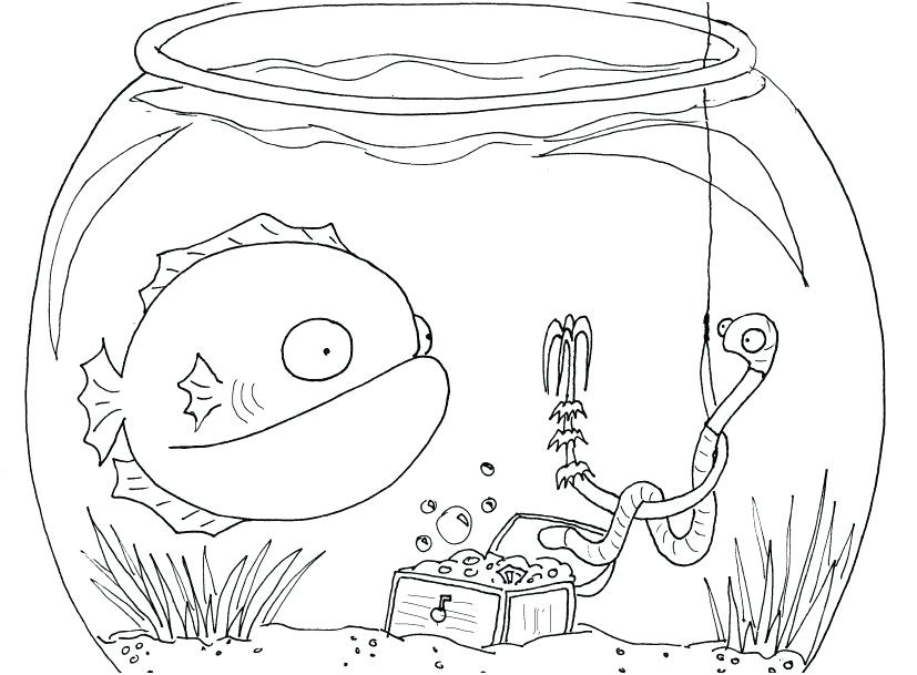827x609 Underwater Coloring Pages